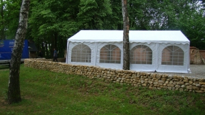 Párty stan PVC 5x8 PREMIUM LUX
