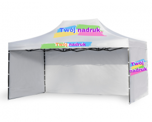 Nůžkovy stan 3x4,5 s potiskem